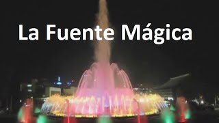 La fuente mágica de Montjuic  Barcelona  Magic Fountain  Luces y Sonido  TusabrasS [upl. by Chelsey414]