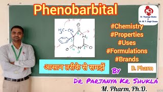 Phenobarbital  Sedatives amp Hypnotics  Pharmaceutical Chemistry  D Pharm [upl. by Sarchet139]