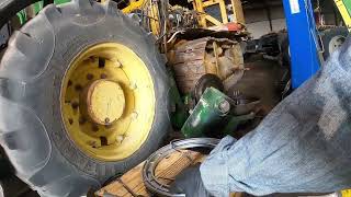 John Deere 4450 power shift overhaul Pt1 [upl. by Westmoreland404]