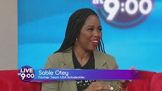 Former Olympic Team USA bobsledder Sable Otey Invites kids to upcoming sports camp [upl. by Ellenet]