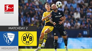 Bochum Fights off a Draw  VfL Bochum  Borussia Dortmund 11  Highlights  MD2 Bundesliga 2324 [upl. by Morley]