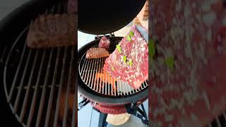 Kamado time steak for today food bbq churrasco cooking outdoorcooking brasa charcoalgrill [upl. by Krystalle]