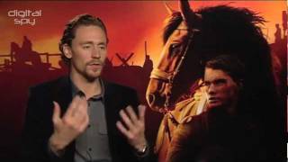 Tom Hiddleston interview I bonded with Spielberg over Guinness [upl. by Lilahk436]