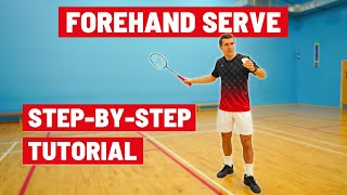 Forehand Serve  A stepbystep guide [upl. by Aneev47]