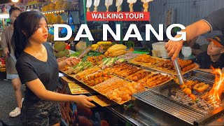 Da Nang VIETNAM ● Street Food Tour in Son Tra Night Market Da Nang 【🇻🇳 4K】 [upl. by Dido280]