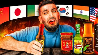 I Ate The Spiciest Hot Sauce From Every Country [upl. by Yerocal450]