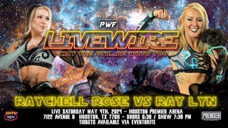 Ray Lyn VS Raychell Rose PWF Womens Championship [upl. by Krahling722]