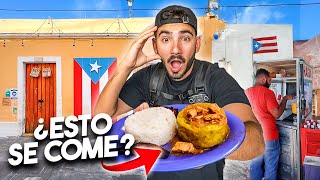 No me espera esto de PUERTO RICO 🇵🇷 ¿Así COMEN los BORICUAS [upl. by Oilalue]