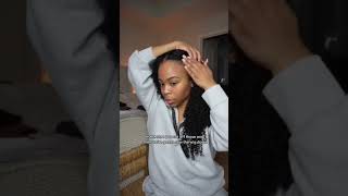 Wig BEHIND the hairline part1 How to install wigs viral shorts shortsyoutube curlyhair amazon [upl. by Jimmy]