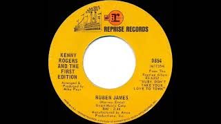 1969 HITS ARCHIVE Ruben James  Kenny Rogers amp The First Edition mono 45 [upl. by Fineberg]