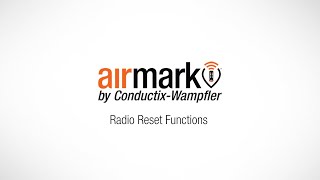 Airmark Radio Reset Functions [upl. by Mani]