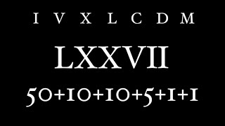 Roman Numerals [upl. by Attennhoj]