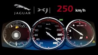 JAGUAR XJ 30 V6 Diesel  ACCE𝘓ERATION TOP SPEED 250​ Kmh [upl. by Sidras]