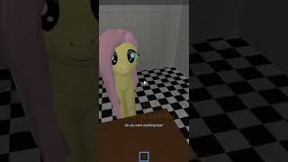 ROBLOX Fluttershys Lovely Home 36 roblox game mylittlepony curiosidades scary shorts [upl. by O'Neill]