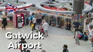 GATWICK AIRPORT TODAY  South Terminal  North Terminal  Duty Free  Security Checks [upl. by Amekahs]