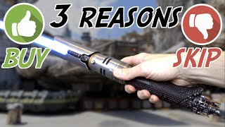 Galaxys Edge Cal Kestis Legacy Lightsaber Review Reasons to BUY or SKIP [upl. by Medeah]