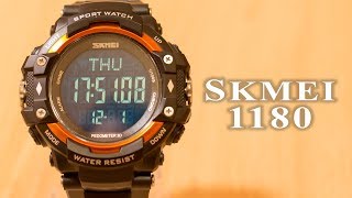 Skmei 1180 full review heart rate monitor  pedometer 37 [upl. by Vacla]