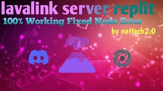 lavalink server on replit 100 working no node error music [upl. by Musihc942]