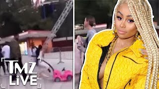 Blac Chyna Crazy Brawl At Six Flags  TMZ Live [upl. by Anhoj]