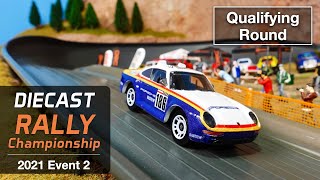 Diecast Rally Car Racing  Event 2 Qualifying pt 1  DRC Championship [upl. by Spieler151]