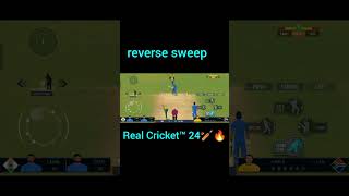 reverse sweep🏏realcricket24shorts [upl. by Salis]