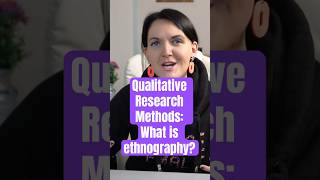 Qualitative Research Methods Ethnography explained qualitative [upl. by Acemat]