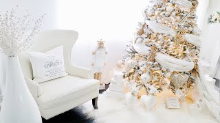 How To Decorate a Christmas Tree with fabric like a pro  Alternative Christmas Tree Ideas 2023 [upl. by Clarisa815]