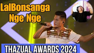 LALSANGLIANA  THAZUAL AWARDS 2024  PERFORMANCE  Reaction [upl. by Imorej]