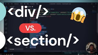 Beda DIV dan SECTION di HTML [upl. by Adroj]