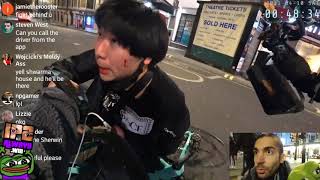 Streamer saves asian man from being attacked [upl. by Nevyar]