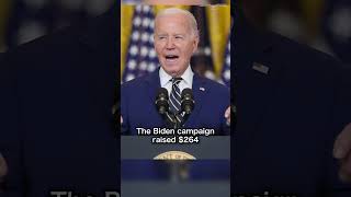 Biden campaign projects fundraising strength amid calls for him to step down shorts [upl. by Ciryl]