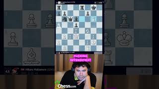 GM Hikaru Nakamura Sac the Rookkkkkkkkkkkkkkkkkkk and PREMOVE Cheak MATEchesschess game [upl. by Inol]