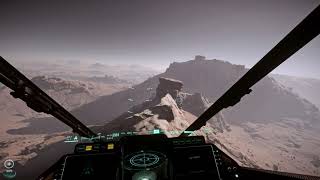 Buttclench  Star Citizen decoupled unlim low fly  2K Tobii5 [upl. by Cirdnek]