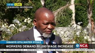 SibanyeStillwater Strike  Mineral Resources Minister speaks on striking workers [upl. by Daffy794]