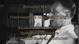 Martinů Intermezzo for orchestra 1950 [upl. by Jeni685]