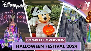 🎃 Disneyland Paris Halloween Complete Overview 2024 [upl. by Farnham302]