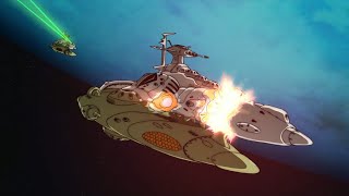 宇宙戰艦大和號 加特籣帝斯戰艦沉沒集錦 Space battleship Yamato Highlights of the sinking of the battleship Gatlantis [upl. by Sauers]