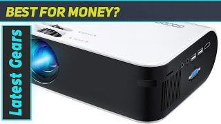 GooDee W18 WiFi Projector Best Budget Projector for iPhones [upl. by Orton]