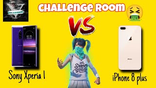 Sony Xperia 1 vs iPhone 8 plus challenge room and pubg test smooth  extreme Sony Xperia 1 [upl. by Nilre953]