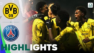 Paris Saint Germain vs Borussia Dortmund  Highlights  UEFA Youth League 13122023 [upl. by Gayl581]