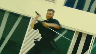 3 katanas in 2 hand practice [upl. by Arnaud]