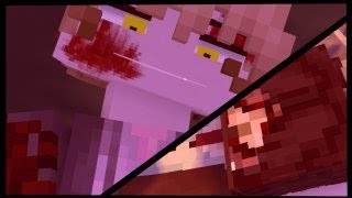 Minecraft Animation Boy love Lost in Darkness Part 26 Music Video [upl. by Anilehs489]