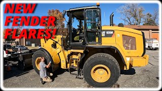 Installing Fender Flares On Our New CAT 926M Wheel Loader [upl. by Hosbein325]