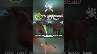 Horse  Horse Cartoon  Horse Song  Horse Story  Kids Songs and Nursery Rhymes  EduFam [upl. by Singhal]