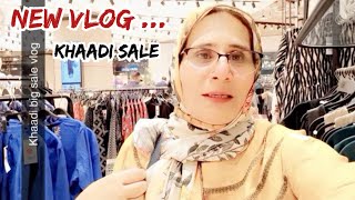 Khaadi 50 Flat OFF Sale Store Visit🔥 New Vlog 💕 [upl. by Eylloh]