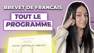 BREVET de FRANÇAIS 2024  TOUT le programme en 30 minutes [upl. by Sidonie896]