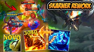 REWORK O NOVO SKARNER É O CAMPEÃO MAIS OP DA JUNGLE   LEAGUE OF LEGENDS [upl. by Hasina]