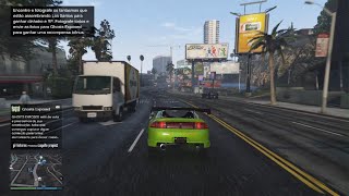 Grand Theft Auto V NPC fazendo DRIFT KKKKKKKKKKKKKKKKKKKKKK [upl. by Aelahs]