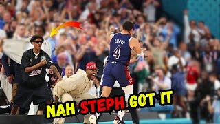 Kiyan Anthony Captures Steph Curry’s ColdBlooded Dagger That Sealed Olympic Gold [upl. by Wilhelm8]