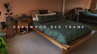 Hardwood bed frame  DIY Build [upl. by Wernsman]